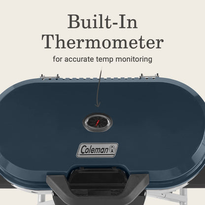 Coleman RoadTrip 285 Portable Stand-Up Propane Grill with 3 Adjustable Burners & Instastart Ignition, 20,000 BTUs of Power for Outdoor Cooking, Camping, Tailgating, Grilling, BBQs, & More