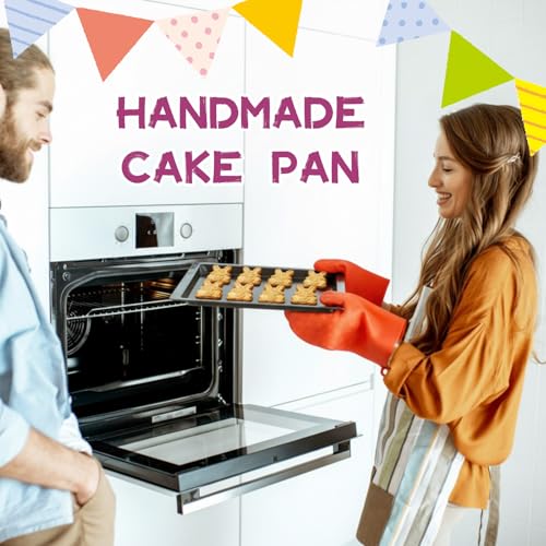 SiliFine 4 Packs Easter Silicone Molds Bunny Cake Pans Bunny Chocolate Molds Cute Rabbit Baking Pans Non-stick Silicone Trays for Baking Easter Day Party Baby Shower Birthday Cake Desserts Giant Gummy