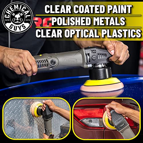 Chemical Guys BUF 503X TORQX Random Orbital Polisher, Pads, Polishes & Compounds Kit (Safe for Cars, Trucks, SUVs, & More) 700W, Orbit 8mm - 9 Items