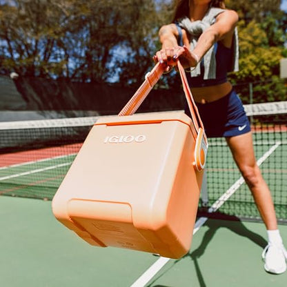 Igloo Apricot 11 Qt Tag-Along Too Strapped Picnic Style Cooler