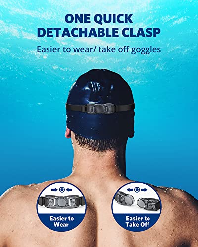 Aegend Swim Goggles, Swimming Goggles No Leaking Full Protection Adult Men Women Youth