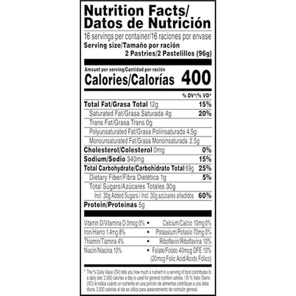 Pop-Tarts Breakfast Toaster Pastries, Frosted Brown Sugar Cinnamon, Family Pack (32 Count)