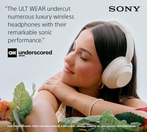 Sony ULT WEAR Over-Ear Noise Canceling Bluetooth Headphones with Alexa Built-in, Comfortable Design, 30-Hour Battery, Massive Bass, & Signature Noise Canceling Found in 1000X Series, Black