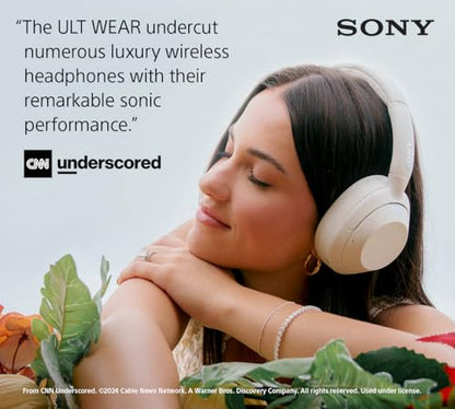 Sony ULT WEAR Over-Ear Noise Canceling Bluetooth Headphones with Alexa Built-in, Comfortable Design, 30-Hour Battery, Massive Bass, & Signature Noise Canceling Found in 1000X Series, Black