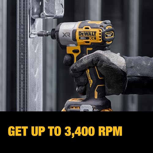 DEWALT 20V MAX XR Impact Driver and Hammer Drill Cordless Power Tool Combo Kit, Includes 2 x 4ah POWERPACK Batteries and a Charger (DCK250QQ2)