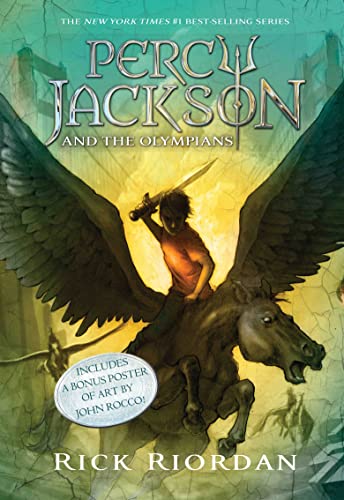 Percy Jackson and the Olympians 5 Book Paperback Boxed Set (w/poster)