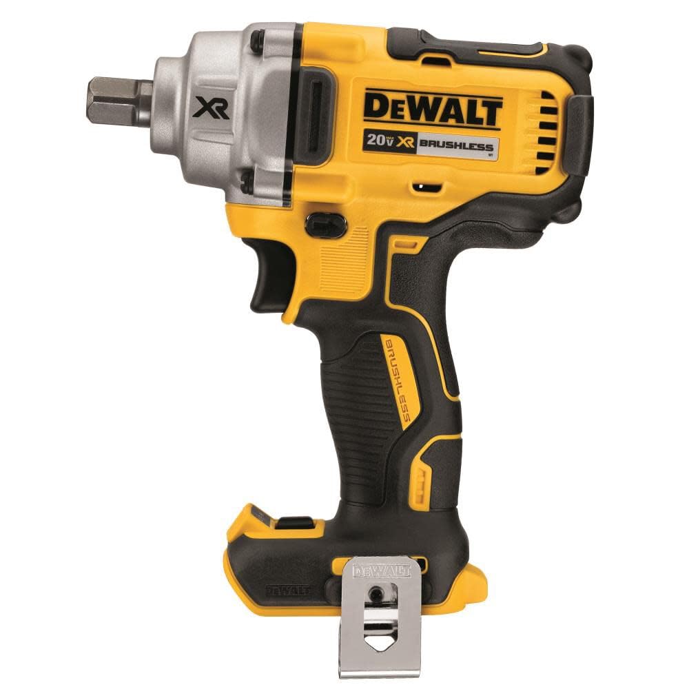 DEWALT 20V MAX Impact Wrench, Cordless 2-Tool Combo Kit, 1/2-Inch Mid-Range and 3/8-inch Compact with 5ah Battery and Charger (DCK205P1)