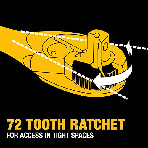 DEWALT Mechanics Tools Kit and Socket Set, 1/4" & 3/8" Drive, SAE, 108-Piece (DWMT73801)