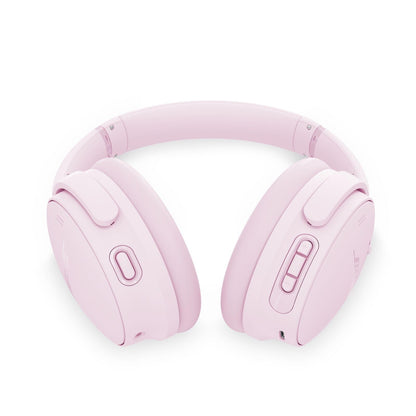 Bose QuietComfort Headphones - Wireless Bluetooth Headphones, Active Over Ear Noise Cancelling and Mic, USB-C Charging, Deep Bass, Up to 24 Hours of Playtime, Petal Pink - Limited Edition Color