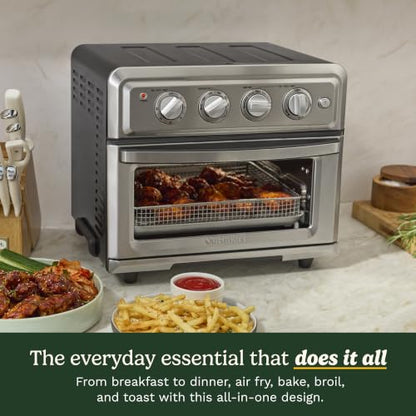 Cuisinart Air Fryer Toaster Oven Combo, Countertop, 7-in-1, 1800W, TOA-55