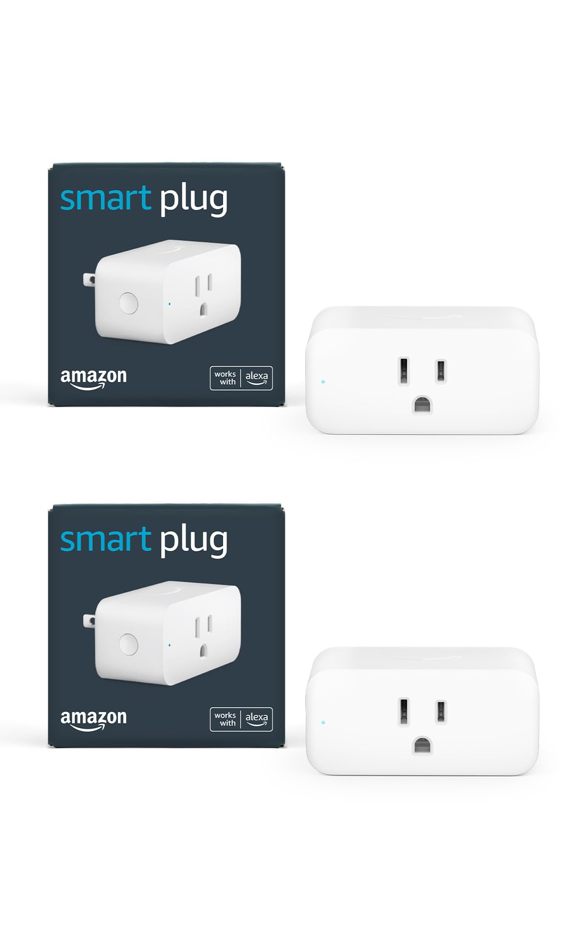 Amazon Smart Plug | Works with Alexa | Simple Setup, Endless Possibilities (2-Pack)