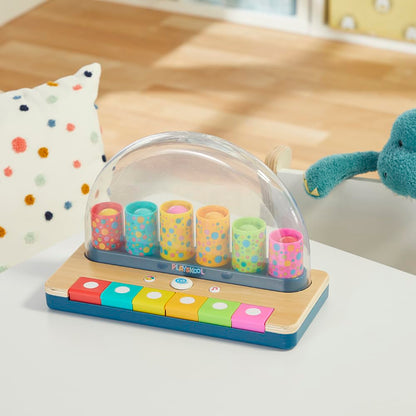 Playskool Little Wonders Pop-A-Tune - Toy - Colorful Tubes & Keys Teach Cause & Effect - Silly Sounds and Classic Piano - for 12 Months+