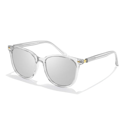 LVIOE Polarized Square Sunglasses for Women, Mirrored Trendy Oversized Shades with UV400 Protection Sun Glasses LS18512