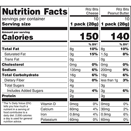 Ritz 20z Rbs Cheese & Pb Mup 4, 20Count