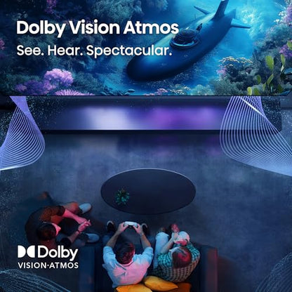 Hisense 50" E6 Cinema Series Hi-QLED 4K UHD Smart Fire TV (50E6QF) - AI Light Sensor, Dolby Vision · Atmos, Voice Remote with Alexa, Motion Rate 120, HDR 10+ Adaptive, Game Mode Plus