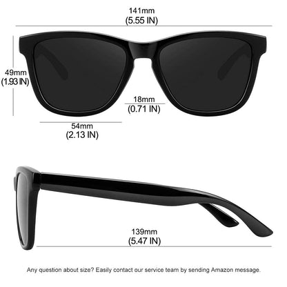 MEETSUN Polarized Sunglasses for Women Men Trendy Classic Retro Designer Style Fashion UV400 Protection 3 PACK Black Lens Rose Gold Pink Mirrored