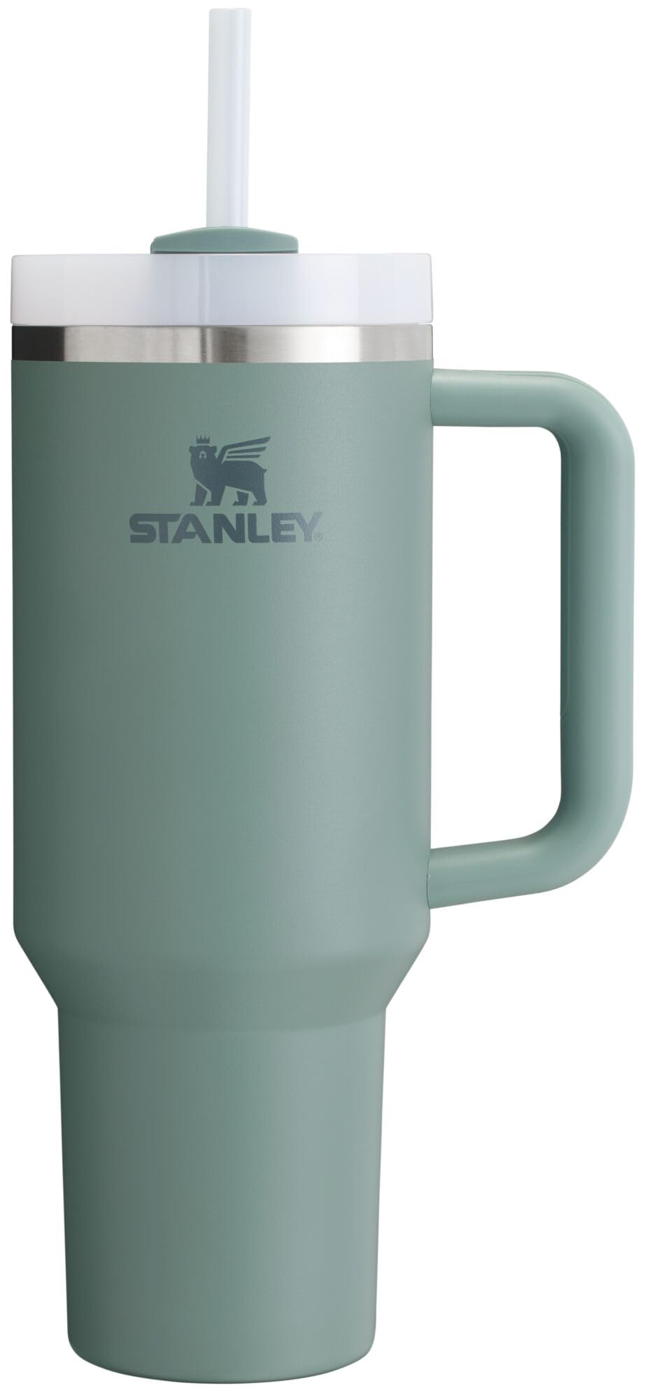 Stanley Quencher H2.0 Tumbler with Straw 40 oz | Flowstate 3-Position Lid | Cup Holder Compatible for Travel | Insulated Stainless Steel Cup | BPA-Free | Shale