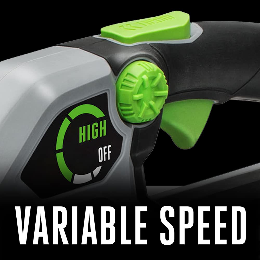 EGO Power+ LB6504 650 CFM Variable-Speed 56-Volt Lithium-ion Cordless Leaf Blower 5.0Ah Battery and Charger Included, Black
