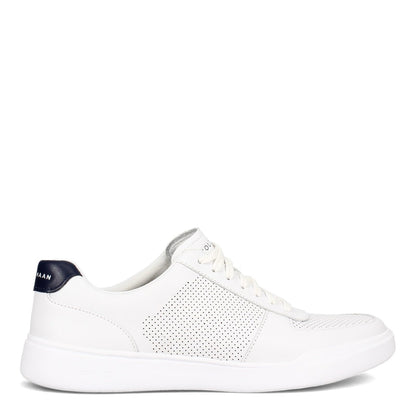 Cole Haan Men's Grand Crosscourt Modern Perforated Sneaker, Optic White/Peacoat, 9.5 Wide