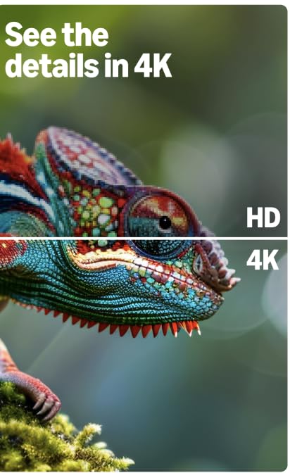 Amazon Fire TV 55" 4-Series (newest model), 4K Ultra HD smart TV with Alexa Remote, HDR10+, fast processor, Dolby Audio, Ambient Experience, free and live TV