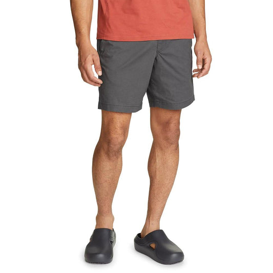 Eddie Bauer Men's Regular Fit Top Out Ripstop Shorts, Carbon, Large