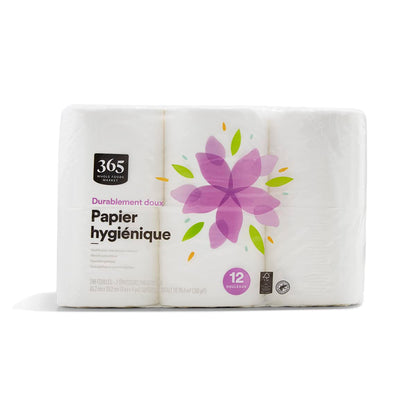 365 by Whole Foods Market, Sustainably Soft Bath Tissue, Hypoallergenic, 286 Sheets per Roll, 12 Count