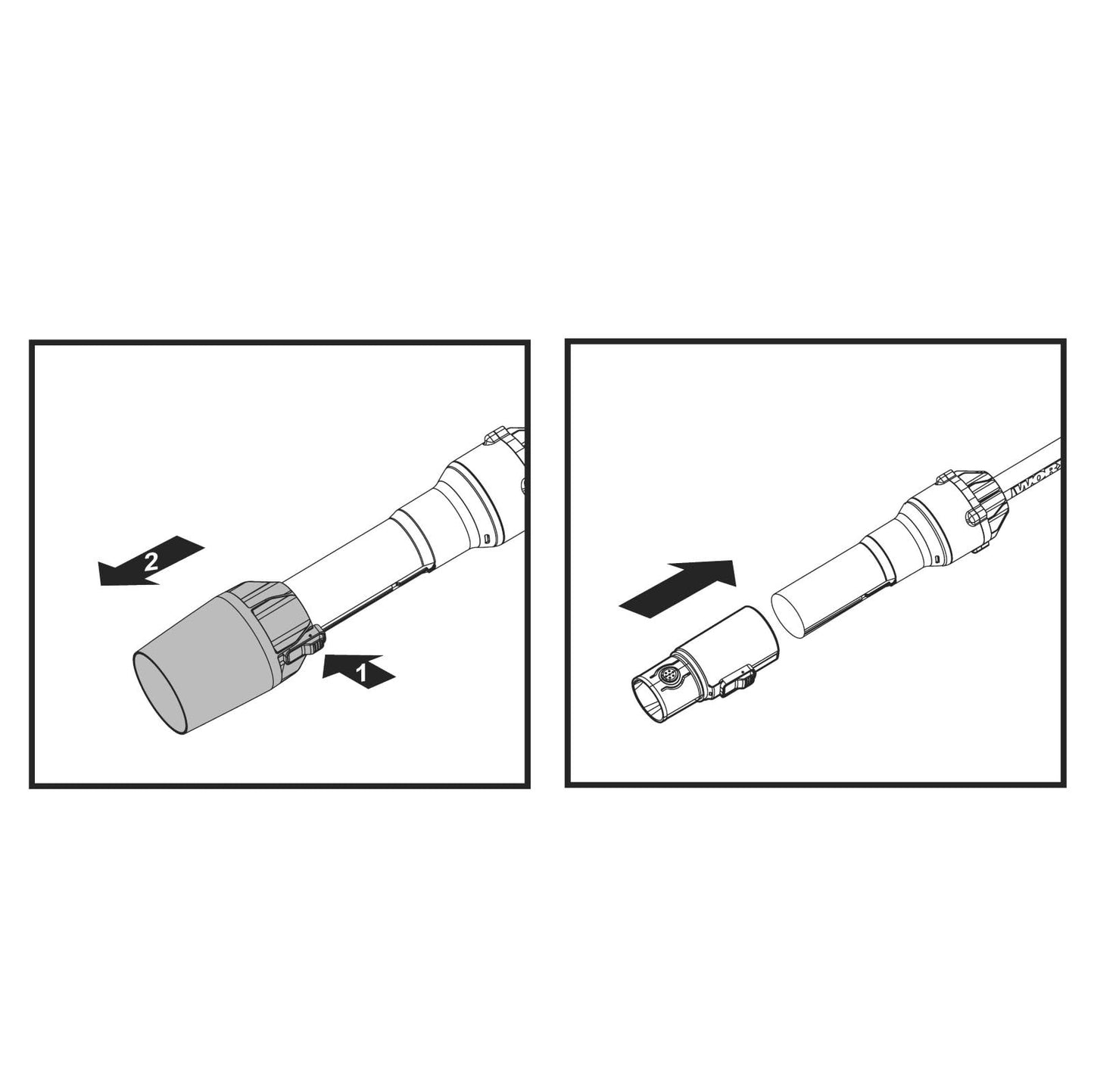 WETOOLPLUS Gutter Cleaning Kit Compatible with Worx Cordless Leaf Blower WG545/WG565/WG575 & Worx Nitro 20V LEAFJET Leaf Blower WG543