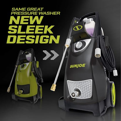 Sun Joe SPX3000 Electric Pressure Washer, 2030-PSI, 1.2-GPM Water Flow, Dual Detergent Soap Tanks, For Cars, Fences, RVs, ATVs, Patios, Sidewalks