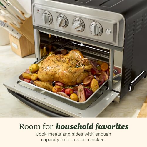 Cuisinart Air Fryer Toaster Oven Combo, Countertop, 7-in-1, 1800W, TOA-55