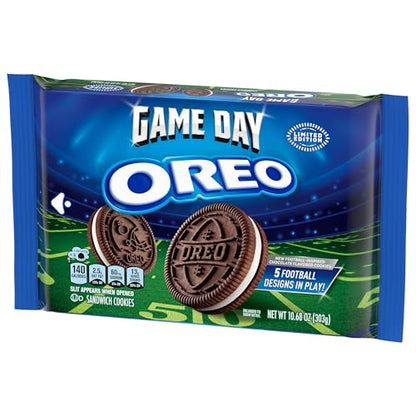 OREO Game Day Chocolate Sandwich Cookies, Limited Edition, 10.68 oz