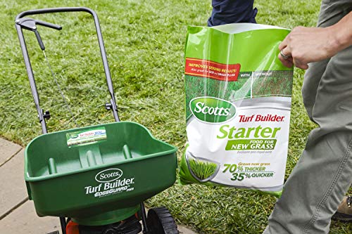 Scotts Turf Builder Starter Fertilizer for New Grass, Use When Planting Seed, 5,000 sq. ft., 15 lbs.