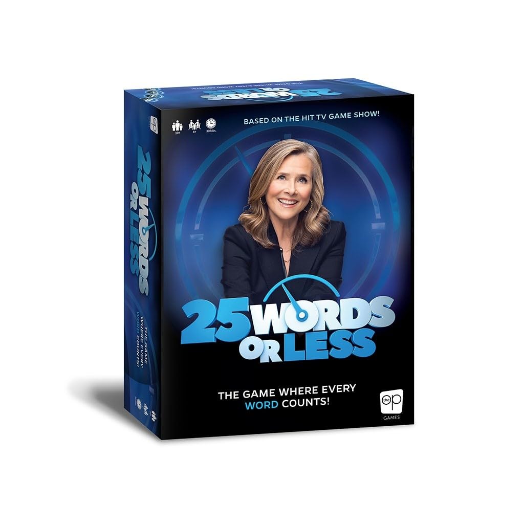 USAOPOLY 25 Words or Less | Fast-Paced Word/Friends & Family Board Game | Based on Popular TV Game Show with Meredith Vieira