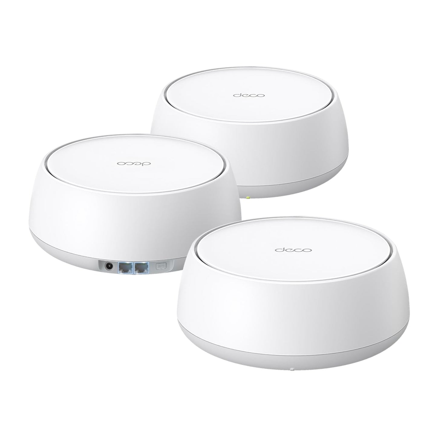 TP-Link Deco 7 BE25 Dual-Band BE5000 WiFi 7 Mesh Wi-Fi System | 4-Stream 5 Gbps, 240 Mhz | Covers up to 6,600 Sq.Ft | 2X 2.5G Ports Wired Backhaul | VPN,MLO, AI-Roaming, HomeShield, 3-Pack