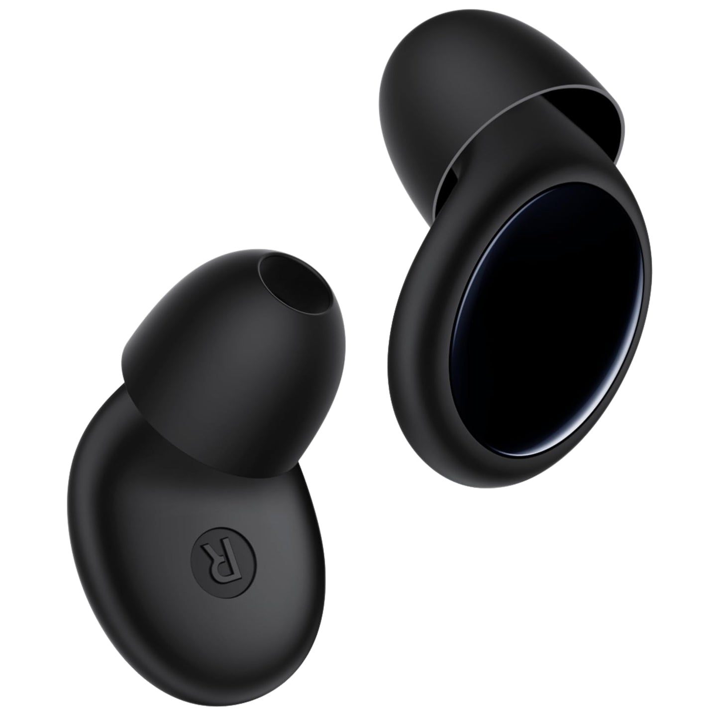 Ear Plugs for Sleeping 45dB Noise Cancelling Ear Plugs for Noise Reduction & Snoring, Concerts, Earplugs for Sleep, Sider Sleepers Airplane, Silicone Earplugs Reusable Concert Ear Plug +8Tip Black