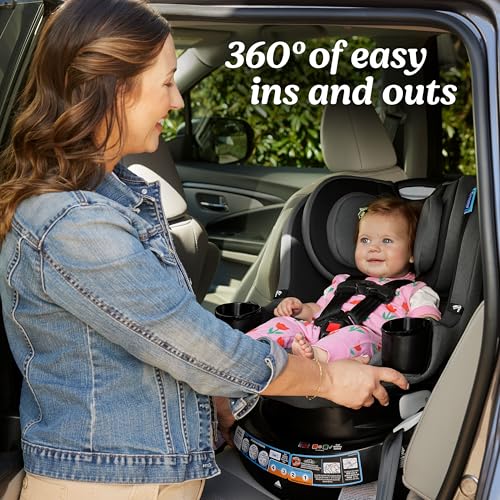 Graco EasyTurn 360 2-in-1 Rotating Convertible Car Seat, Solae