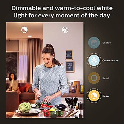 Philips Hue A19 LED Smart Light Bulb - White and Color Ambiance - 60W Indoor Light Bulb - Control with Hue App - Works with Alexa, Google Assistant and Apple Homekit - 3 Pack