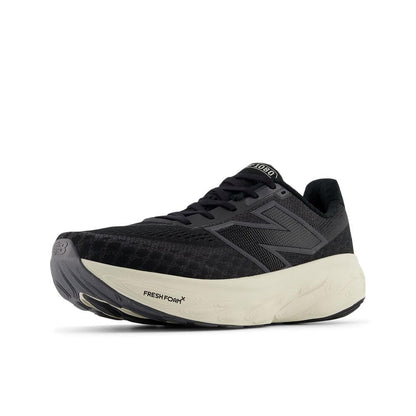 New Balance Men's Fresh Foam X 1080 V14 Running Shoe, Black/Magnet/Linen, 12 M