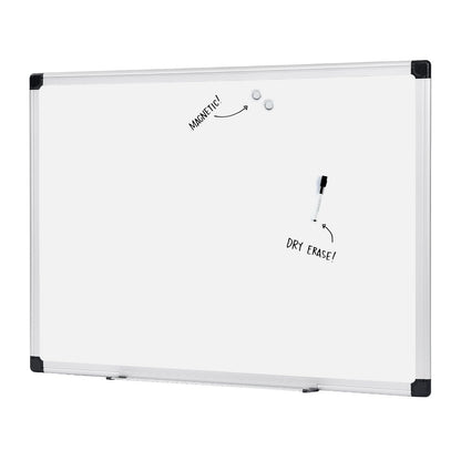 Amazon Basics Magnetic Whiteboard/Dry Erase Board, 36 x 48-inch, Aluminum Frame, Silver/White