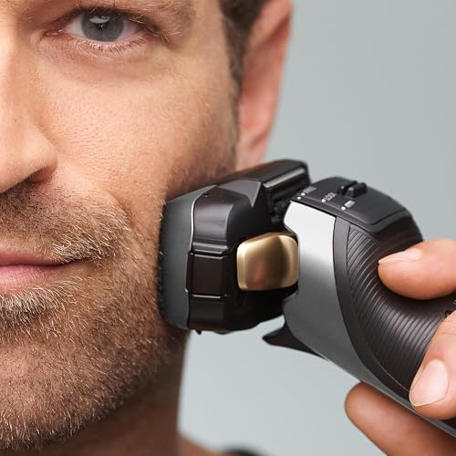 Panasonic ARC5 Electric Razor for Men with Pop-up Trimmer, Wet Dry 5-Blade Electric Shaver with Intelligent Shave Sensor and 16D Flexible Pivoting Head - ES-ALV6HS (Silver)