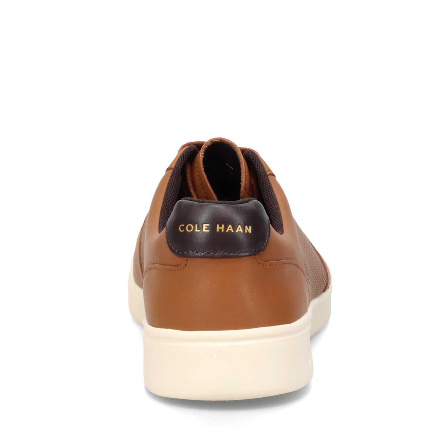 Cole Haan Men's Grand Crosscourt Modern Perforated Sneaker, British TAN Leather/Ivory, 10.5