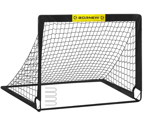 Soccer Goal - Backyard & Indoor Soccer Goals for Kids, 4X3 ft Portable Pop Up Soccer Nets for Youth & Adult, Outdoor Games, Soccer Training Equipment Ages 3-16 Year Gift