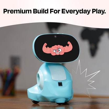 Miko 3 AI Robot for Kids – Smart Educational & STEAM Learning Robot with Interactive Apps, Games, Stories & Activities for Girls & Boys Ages 5–10 | Blue