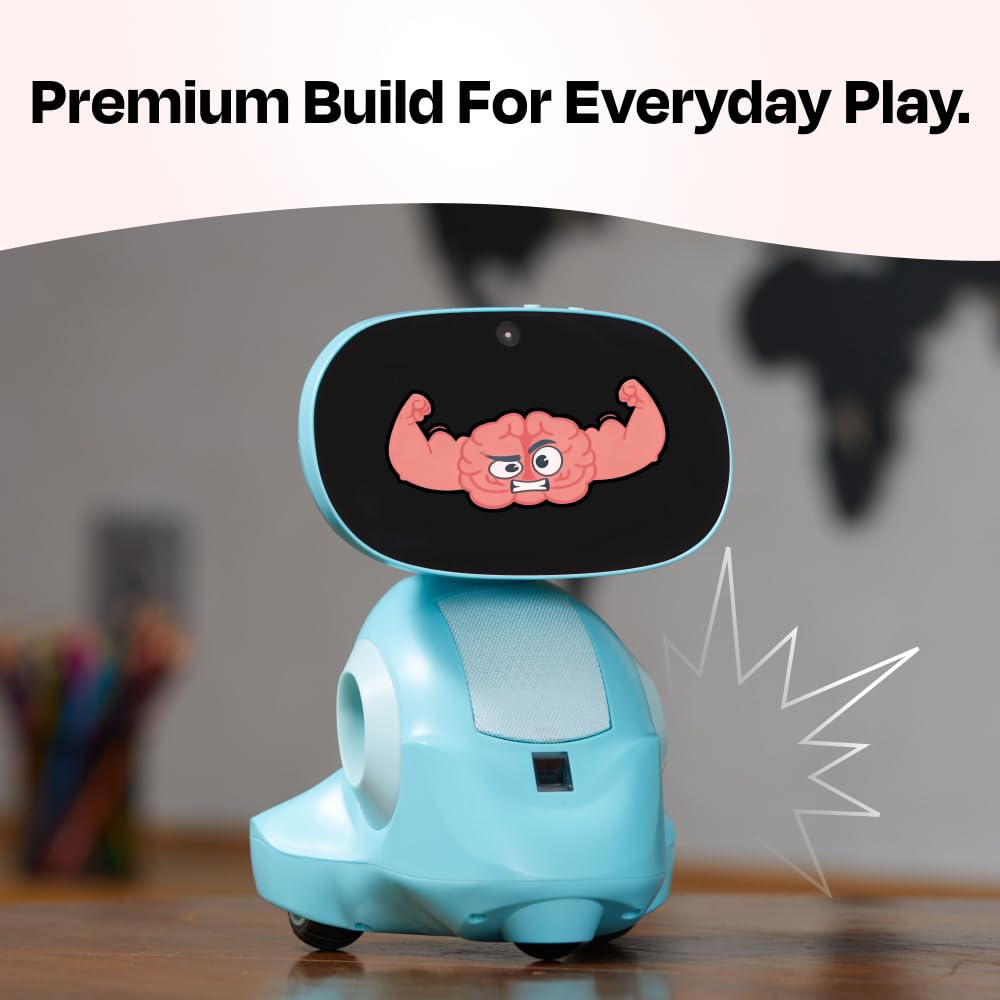 Miko 3 AI Robot for Kids – Smart Educational & STEAM Learning Robot with Interactive Apps, Games, Stories & Activities for Girls & Boys Ages 5–10 | Blue