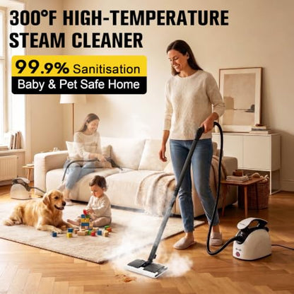 Waitbird 4.5 Bar 300°F Steam Cleaner for Bathroom, Kitchen, Floor & Grout