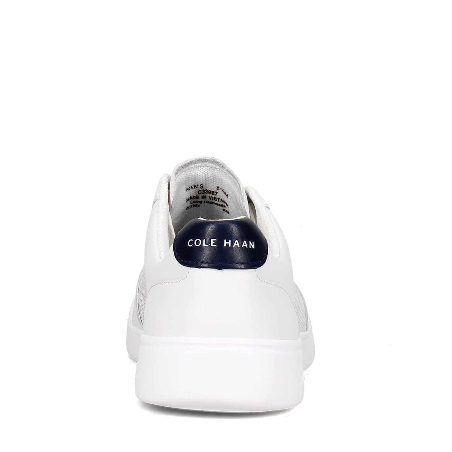 Cole Haan Men's Grand Crosscourt Modern Perforated Sneaker, Optic White/Peacoat, 9.5 Wide