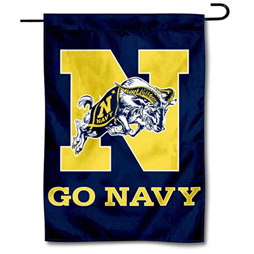 College Flags & Banners Co. Navy Garden Flag and Yard Banner