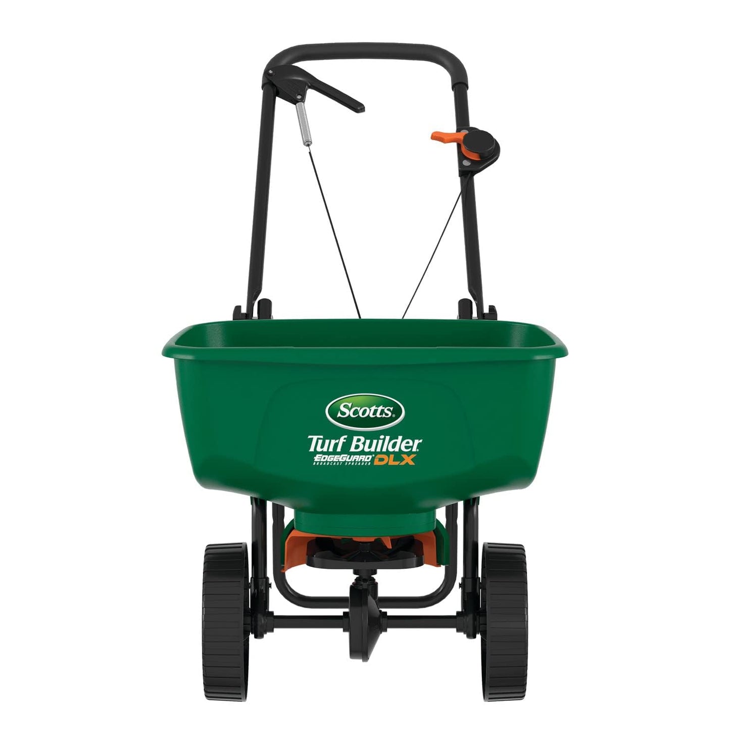Scotts Turf Builder EdgeGuard DLX Broadcast Spreader for Seed, Fertilizer, Salt, Ice Melt, Holds up to 15,000 sq.ft. Product