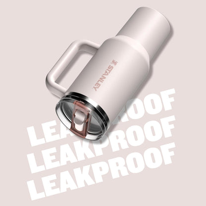 STANLEY Quencher ProTour Flip Straw Tumbler with Leakproof Lid 30 oz| Built-In Straw & Handle | Cupholder Compatible for Travel | Insulated Stainless Steel Cup | BPA-Free | Cranberry Gloss