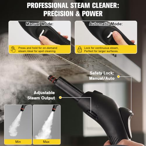 Waitbird 4.5 Bar 300°F Steam Cleaner for Bathroom, Kitchen, Floor & Grout