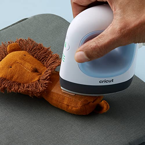 Cricut EasyPress Mini Heat Press for Small Objects like Shoes, Stuffed Animals, Hats & More, 3 Heat Settings & Precision Tip, Ceramic-Coated Heat Plate, Compact & Lightweight, Zen Blue